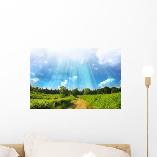 Perfect Summer Sky over Wall Decal