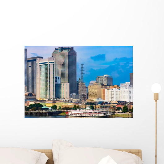 Sunny Day New Orleans Wall Decal