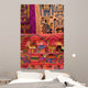 Textiles With Vibrant Colors For Sale Wall Mural