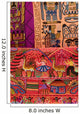 Textiles With Vibrant Colors For Sale Wall Mural