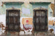 Devastated Wall With Windows Wall Mural