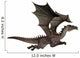 Flying Brown Dragon Wall Decal