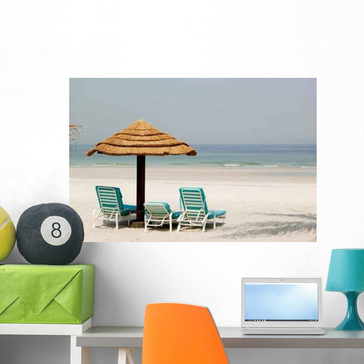 Beach Luxury Hotel Wall Decal