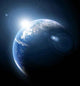 Whole Earth before Sun Wall Decal