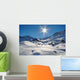 Sun Mountain Wall Decal