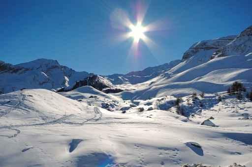Sun Mountain Wall Decal