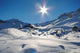 Sun Mountain Wall Decal