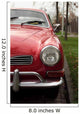 Wolksvagen Karmann Ghia Wall Decal