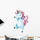Watercolor Dancing Unicorn Wall Decal