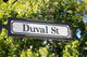 Duval Street Sign Key