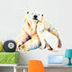 Polar Bear with Baby Wall Decal