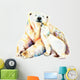 Polar Bear with Baby Wall Decal