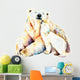 Polar Bear with Baby Wall Decal