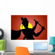 Illustration of Lord Krishnaâ€™ with His Flute Wall Mural
