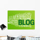 Blog Word Cloud Illustration