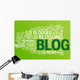 Blog Word Cloud Illustration