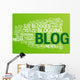 Blog Word Cloud Illustration