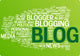 Blog Word Cloud Illustration