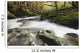 Fast Flowing Water Over Mossy Rocks In Tollymore Forest Park Wall Mural
