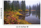 Reflection On Lake In Autumn Wall Mural