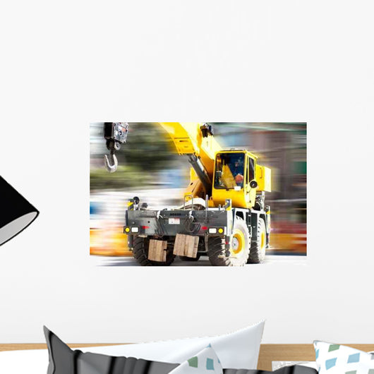 Truck Mounted Crane Wall Decal