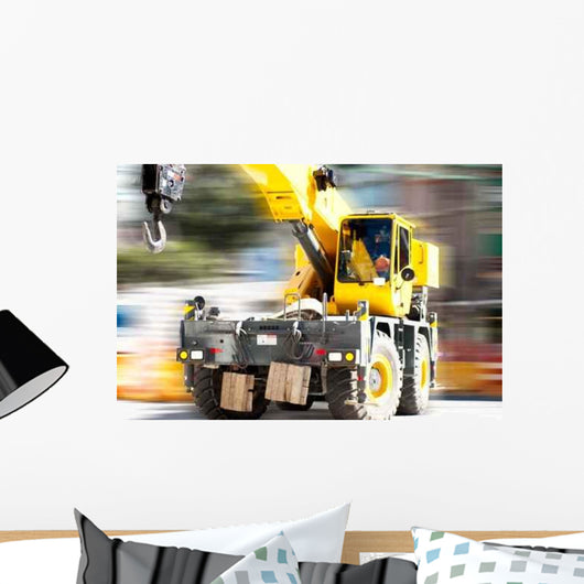 Truck Mounted Crane Wall Decal