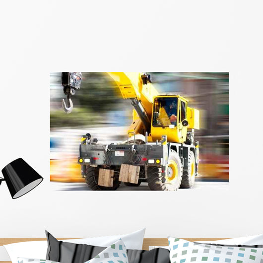 Truck Mounted Crane Wall Decal