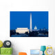 Washington Dc Monuments Lincoln Wall Decal