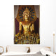Buddhist Statue In Wat Phra Singh Temple Wall Mural