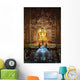 Interior Of Wat Phra Singh Temple Wall Mural