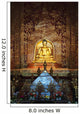 Interior Of Wat Phra Singh Temple Wall Mural