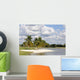 Palm Trees and Lake in Naples Wall Mural