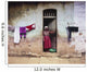 Woman In Front Of The House Wall Mural