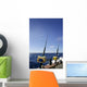 Angler boat big game fishing in saltwater Wall Mural