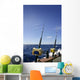 Angler boat big game fishing in saltwater Wall Mural