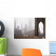 Views Bridge Foggy Morning Wall Decal