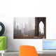 Views Bridge Foggy Morning Wall Decal