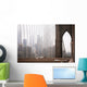 Views Bridge Foggy Morning Wall Decal