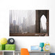 Views Bridge Foggy Morning Wall Decal