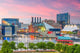 Baltimore Maryland USA Skyline Twilight Wall Decal