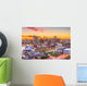 Baltimore Maryland USA Skyline Evening Wall Decal