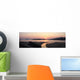 Sunset Over Beach Wall Mural