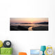 Sunset Over Beach Wall Mural