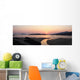 Sunset Over Beach Wall Mural