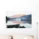 Boat On A Tranquil Lake Wall Mural