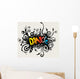 Vines Growing into a Dance Pattern Wall Decal