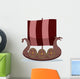Wooden Viking Sail Boat Wall Decal