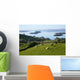 Sheep Grazing By Lough Corrib Wall Mural