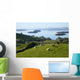 Sheep Grazing By Lough Corrib Wall Mural
