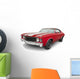 Red 1970 Muscle Car Wall Decal